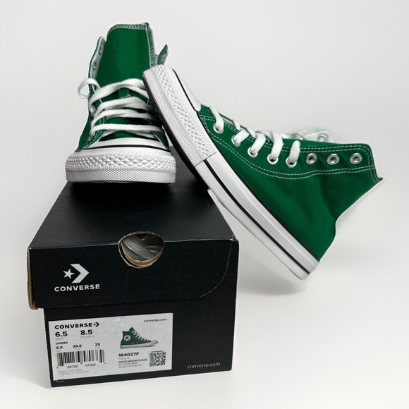 Converse Shoes - Converse Chuck Taylor All Star Hightops Women's 8.5 Men's 6.5 Amazon Green